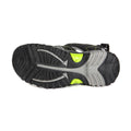 Black-Lime Green - Pack Shot - Regatta Childrens-Kids Westshore Sandals