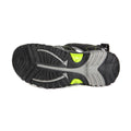 Black-Lime Green - Close up - Regatta Childrens-Kids Westshore Sandals