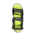 Briar Grey-Lime Punch - Pack Shot - Regatta Childrens-Kids Kota Drift Sandals