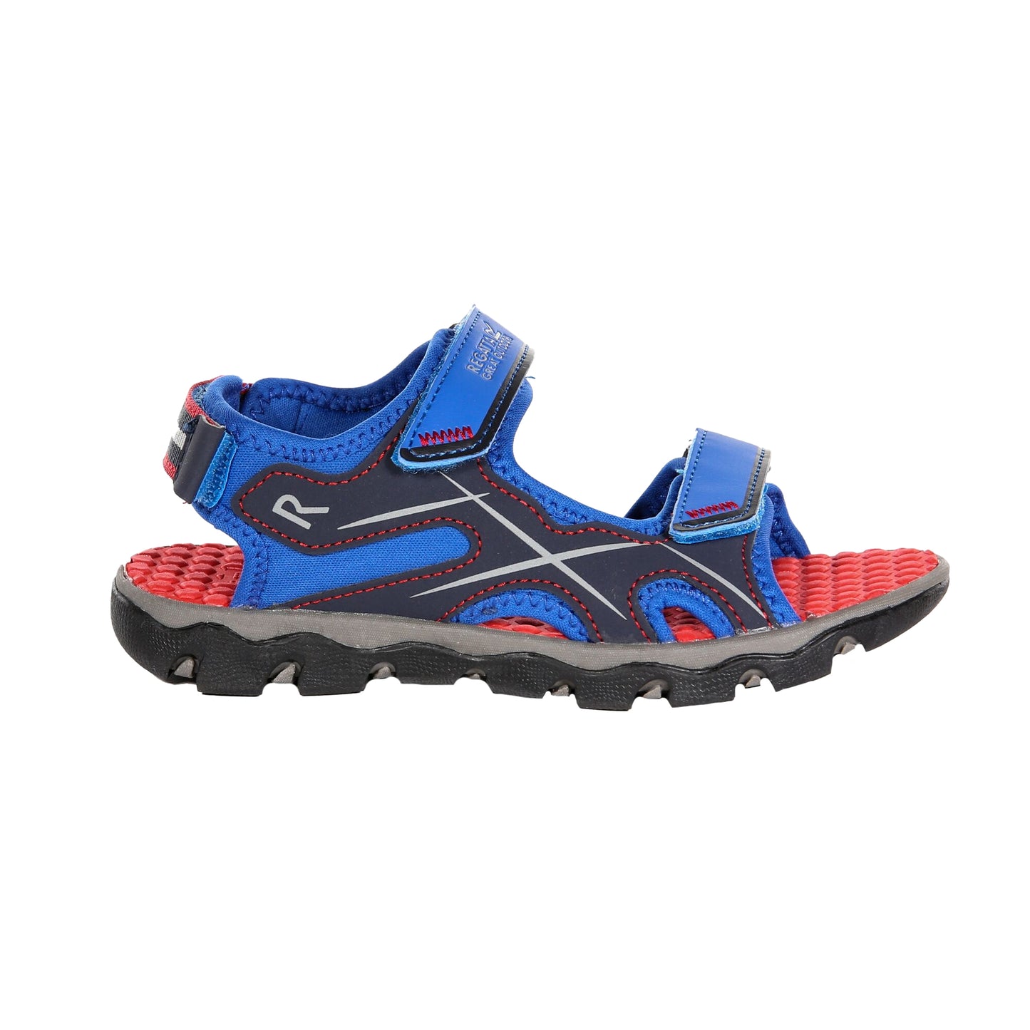 Oxford Blue-Pepper - Side - Regatta Childrens-Kids Kota Drift Sandals