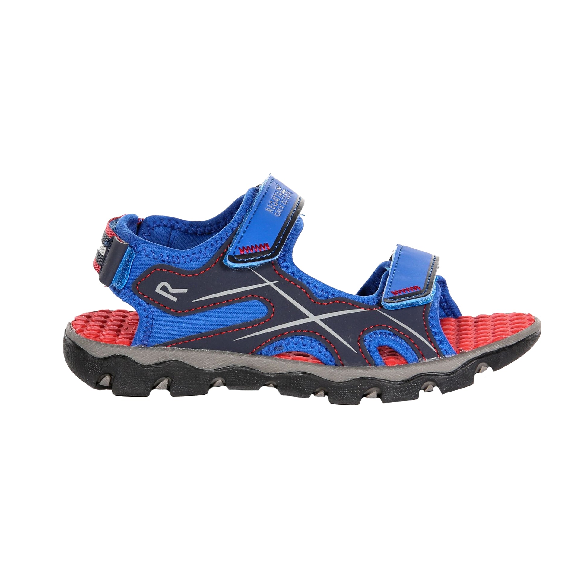 Oxford Blue-Pepper - Side - Regatta Childrens-Kids Kota Drift Sandals