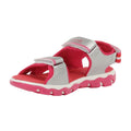 Silver-Duchess Pink - Side - Regatta Childrens-Kids Kota Drift Sandals