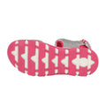 Silver-Duchess Pink - Pack Shot - Regatta Childrens-Kids Kota Drift Sandals