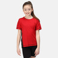 Classic Red-Black - Back - Regatta Childrens-Kids Beijing T-Shirt