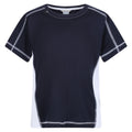 Navy-White - Front - Regatta Childrens-Kids Beijing T-Shirt