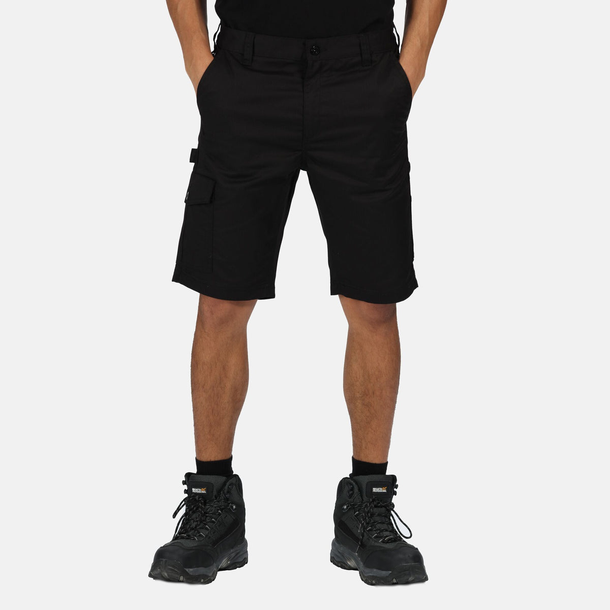 Black - Back - Regatta Professional Mens Cargo Shorts