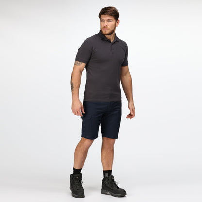 Black - Pack Shot - Regatta Professional Mens Cargo Shorts