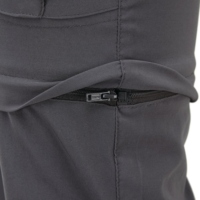 Ebony Grey - Lifestyle - Dare 2B Mens Tuned In II Multi Pocket Zip Off Walking Trousers
