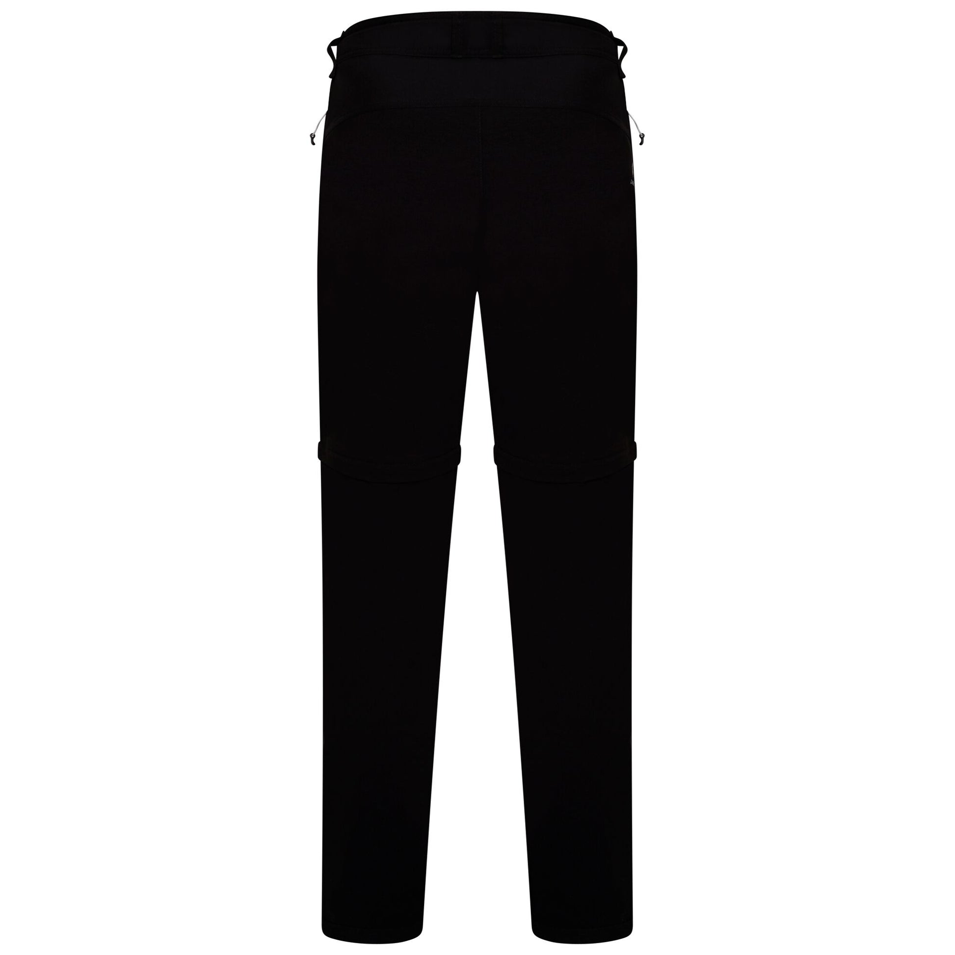 Black - Side - Dare 2B Mens Tuned In II Multi Pocket Zip Off Walking Trousers
