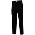 Black - Lifestyle - Dare 2B Mens Tuned In II Multi Pocket Zip Off Walking Trousers