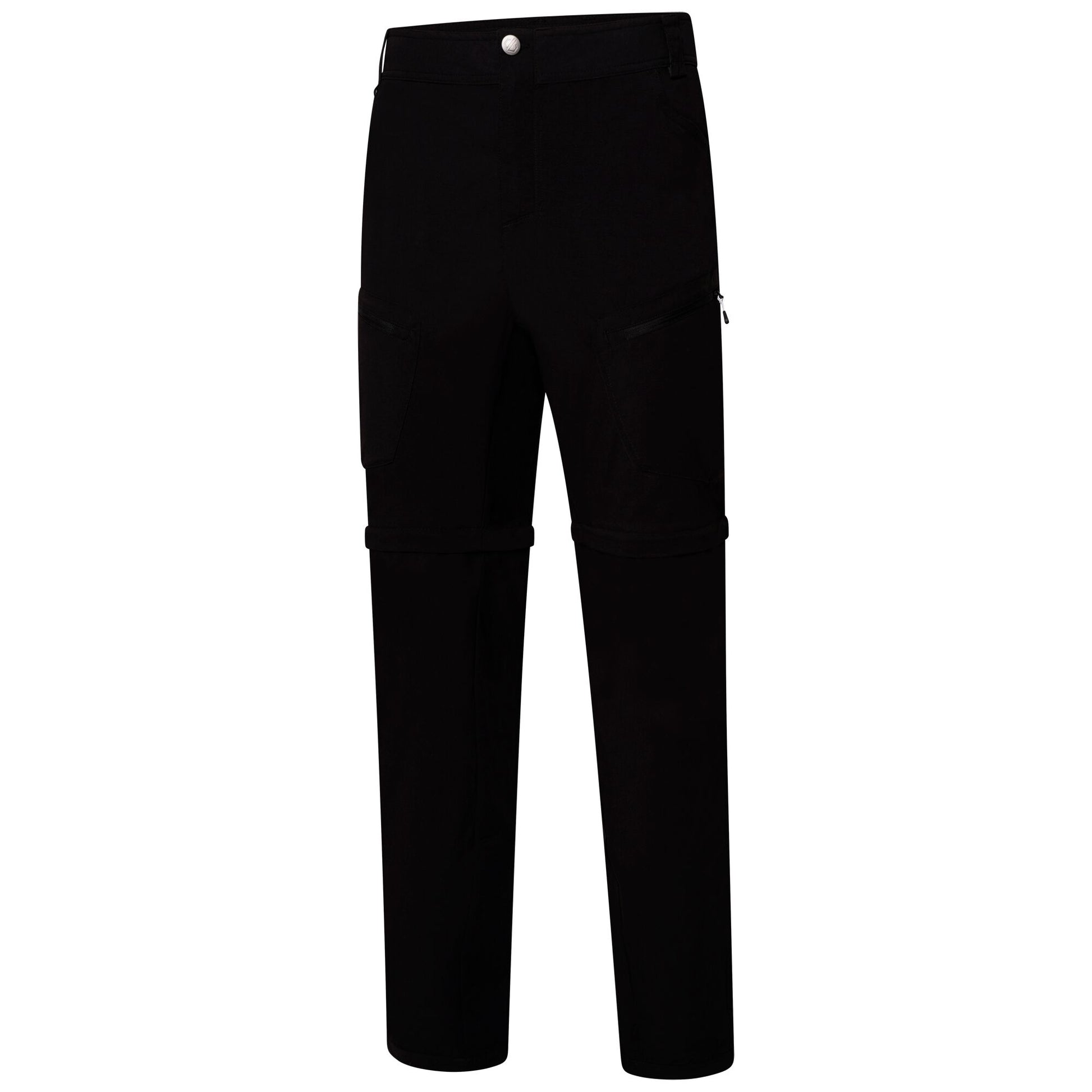 Black - Lifestyle - Dare 2B Mens Tuned In II Multi Pocket Zip Off Walking Trousers