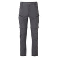 Ebony Grey - Front - Dare 2B Mens Tuned In II Multi Pocket Zip Off Walking Trousers