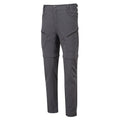 Ebony Grey - Side - Dare 2B Mens Tuned In II Multi Pocket Zip Off Walking Trousers