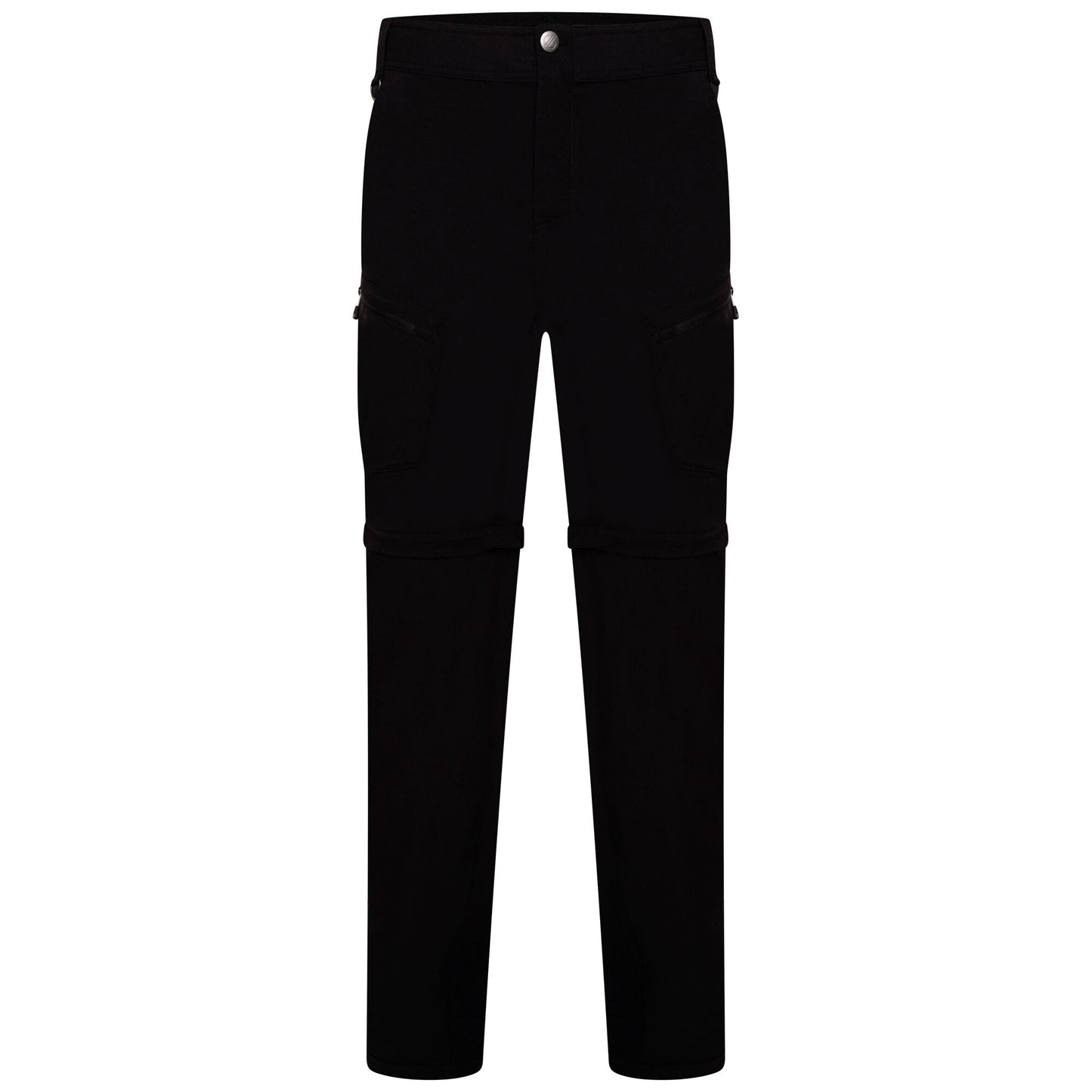 Black - Front - Dare 2B Mens Tuned In II Multi Pocket Zip Off Walking Trousers
