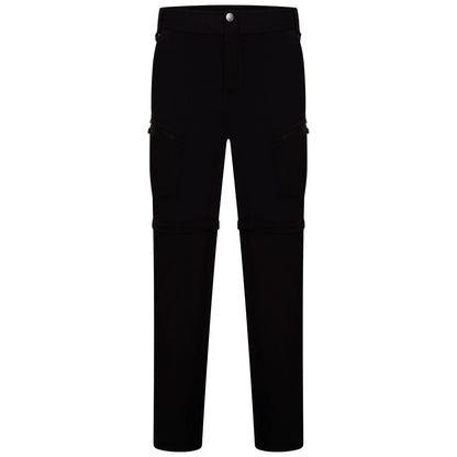 Black - Front - Dare 2B Mens Tuned In II Multi Pocket Zip Off Walking Trousers