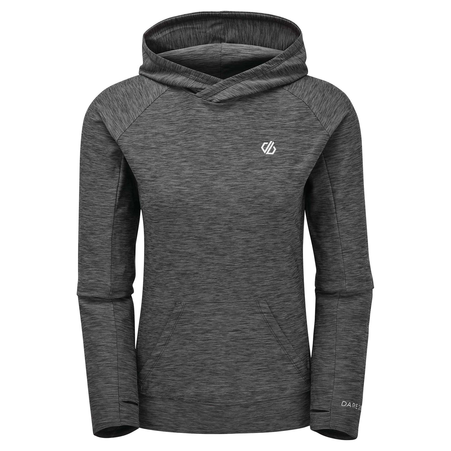 Ebony Grey - Front - Dare 2B Womens-Ladies The Laura Whitmore Edit Sprint City Lightweight Hoodie