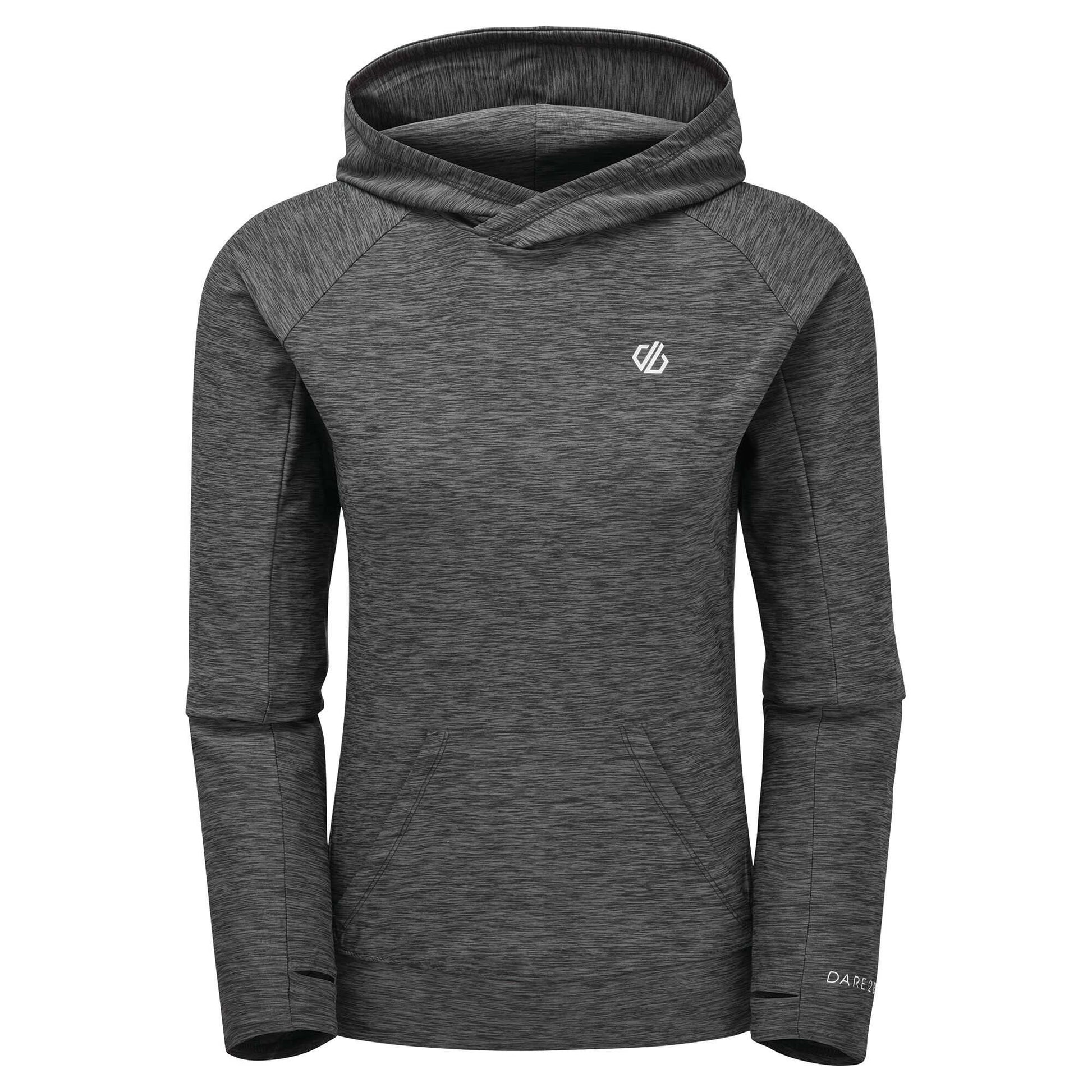 Ebony Grey - Front - Dare 2B Womens-Ladies The Laura Whitmore Edit Sprint City Lightweight Hoodie