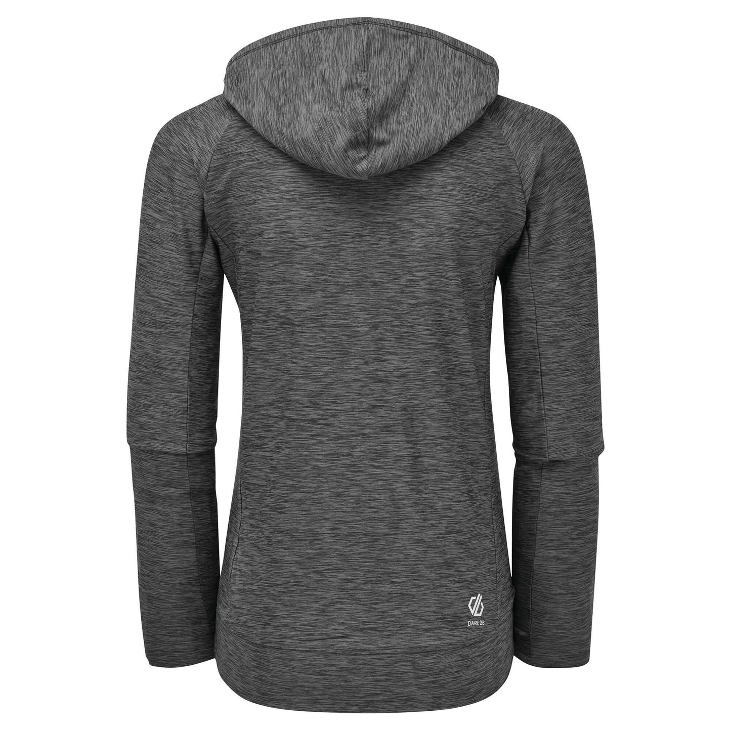 Ebony Grey - Back - Dare 2B Womens-Ladies The Laura Whitmore Edit Sprint City Lightweight Hoodie