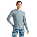 Element Grey - Front - Dare 2B Womens-Ladies Sprint City Lightweight Hoodie