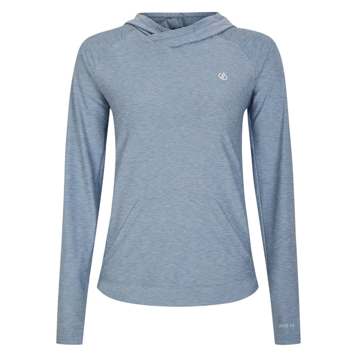 Rainwashed Marl - Front - Dare 2B Womens-Ladies The Laura Whitmore Edit Sprint City Lightweight Hoodie