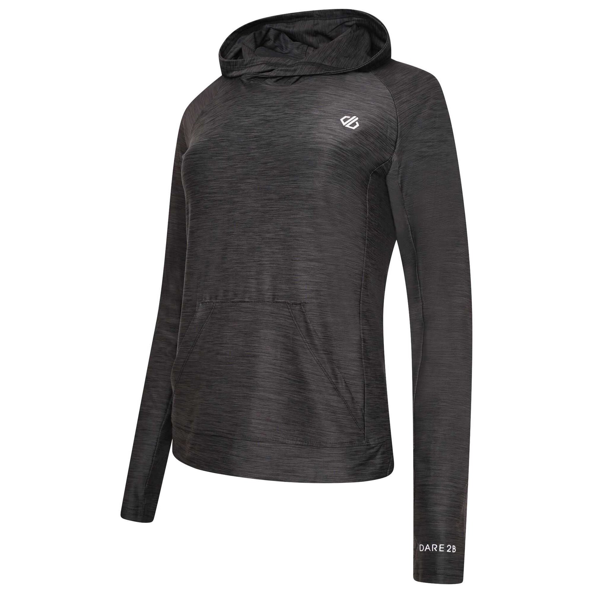 Black - Side - Dare 2B Womens-Ladies The Laura Whitmore Edit Sprint City Lightweight Hoodie