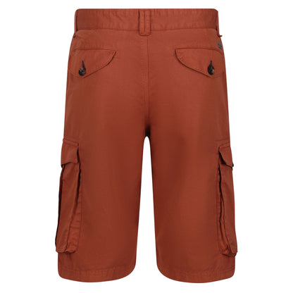 Baked Clay - Back - Regatta Mens Shorebay Vintage Cargo Shorts