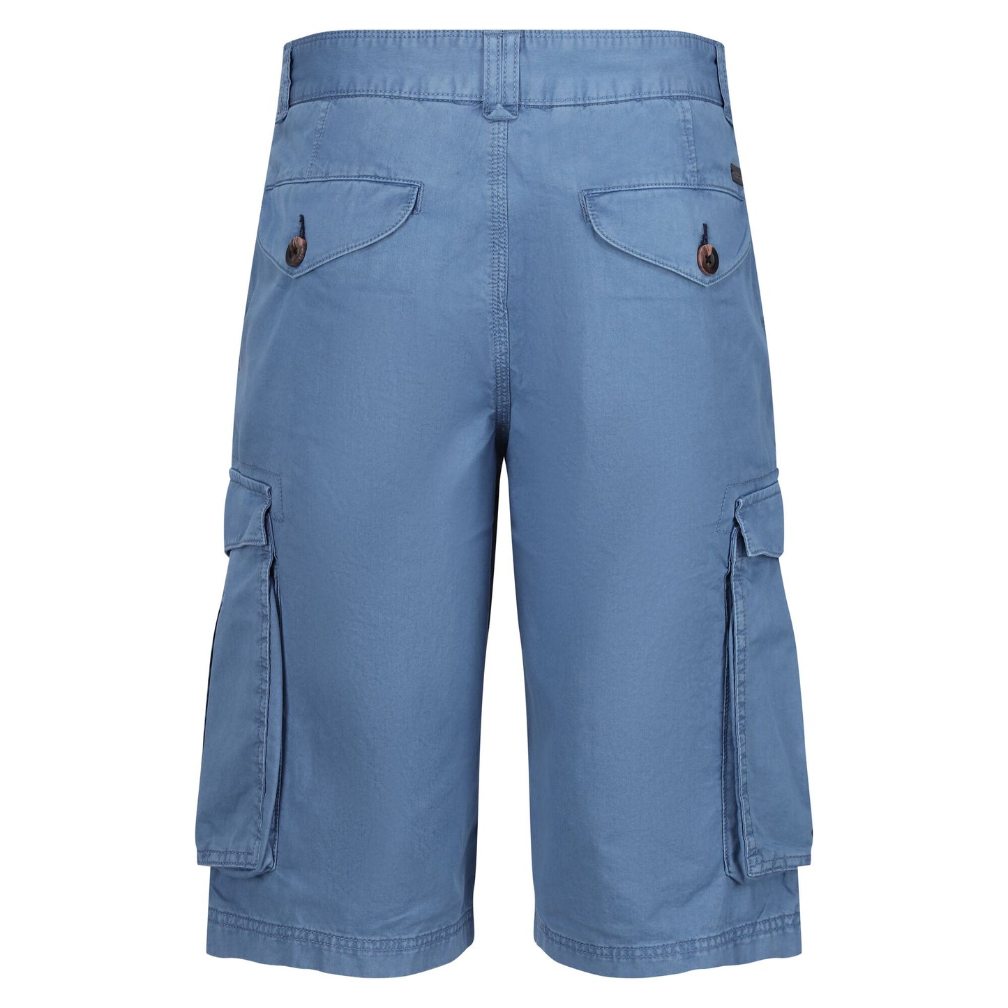 Coronet Blue - Back - Regatta Mens Shorebay Vintage Cargo Shorts
