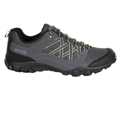 Briar-Lime Punch - Back - Regatta Mens Edgepoint III Low Rise Hiking Shoes