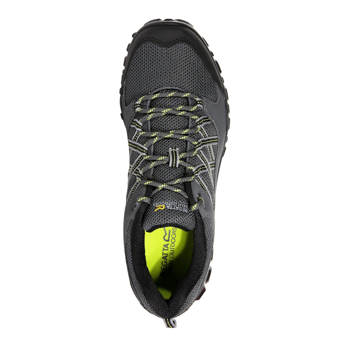 Briar-Lime Punch - Side - Regatta Mens Edgepoint III Low Rise Hiking Shoes