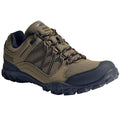 Gold Sand-Flame Orange - Front - Regatta Mens Edgepoint III Low Rise Hiking Shoes