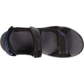 Black-Nautical Blue - Lifestyle - Regatta Mens Kota Drift Open Toe Sandals