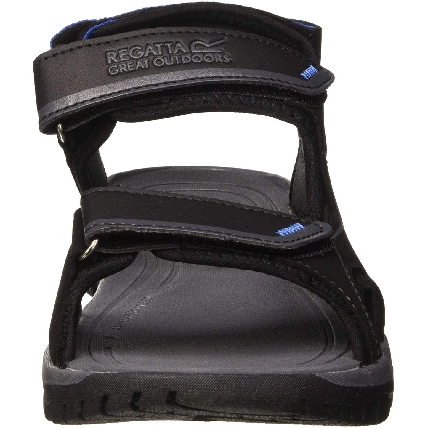 Black-Nautical Blue - Close up - Regatta Mens Kota Drift Open Toe Sandals