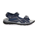 Navy-Dark Steel - Back - Regatta Mens Kota Drift Open Toe Sandals