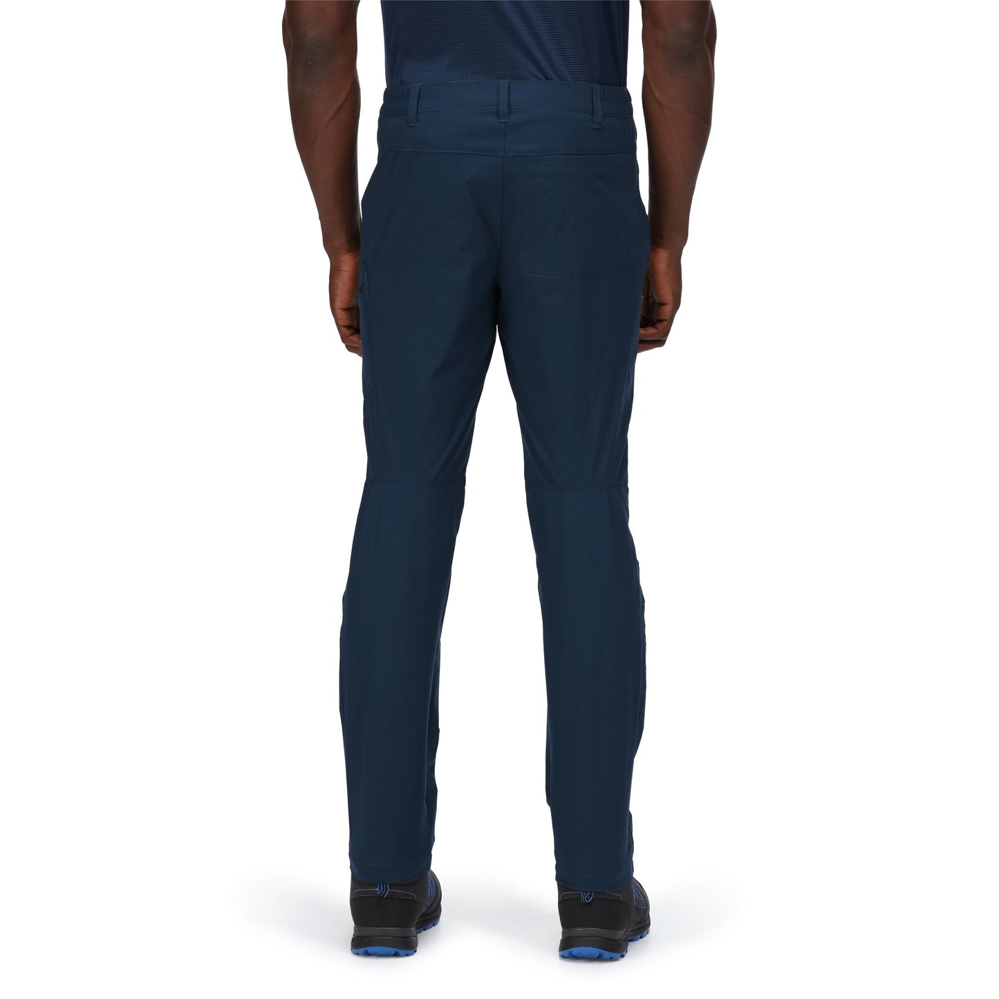 Moonlight Denim - Side - Regatta Mens Highton Water Repellent Hiking Trousers