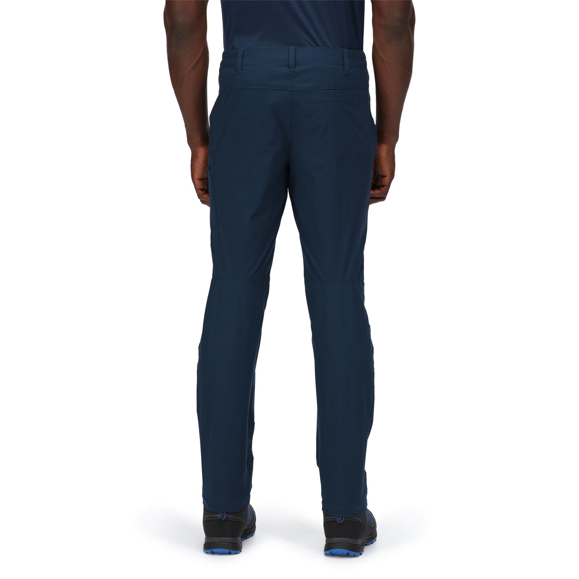 Moonlight Denim - Side - Regatta Mens Highton Water Repellent Hiking Trousers