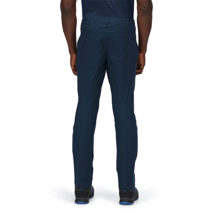 Moonlight Denim - Side - Regatta Mens Highton Water Repellent Hiking Trousers