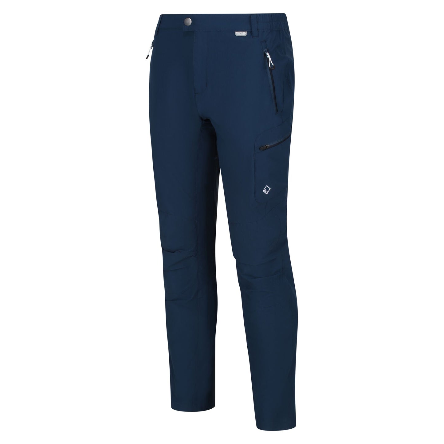 Moonlight Denim - Pack Shot - Regatta Mens Highton Water Repellent Hiking Trousers