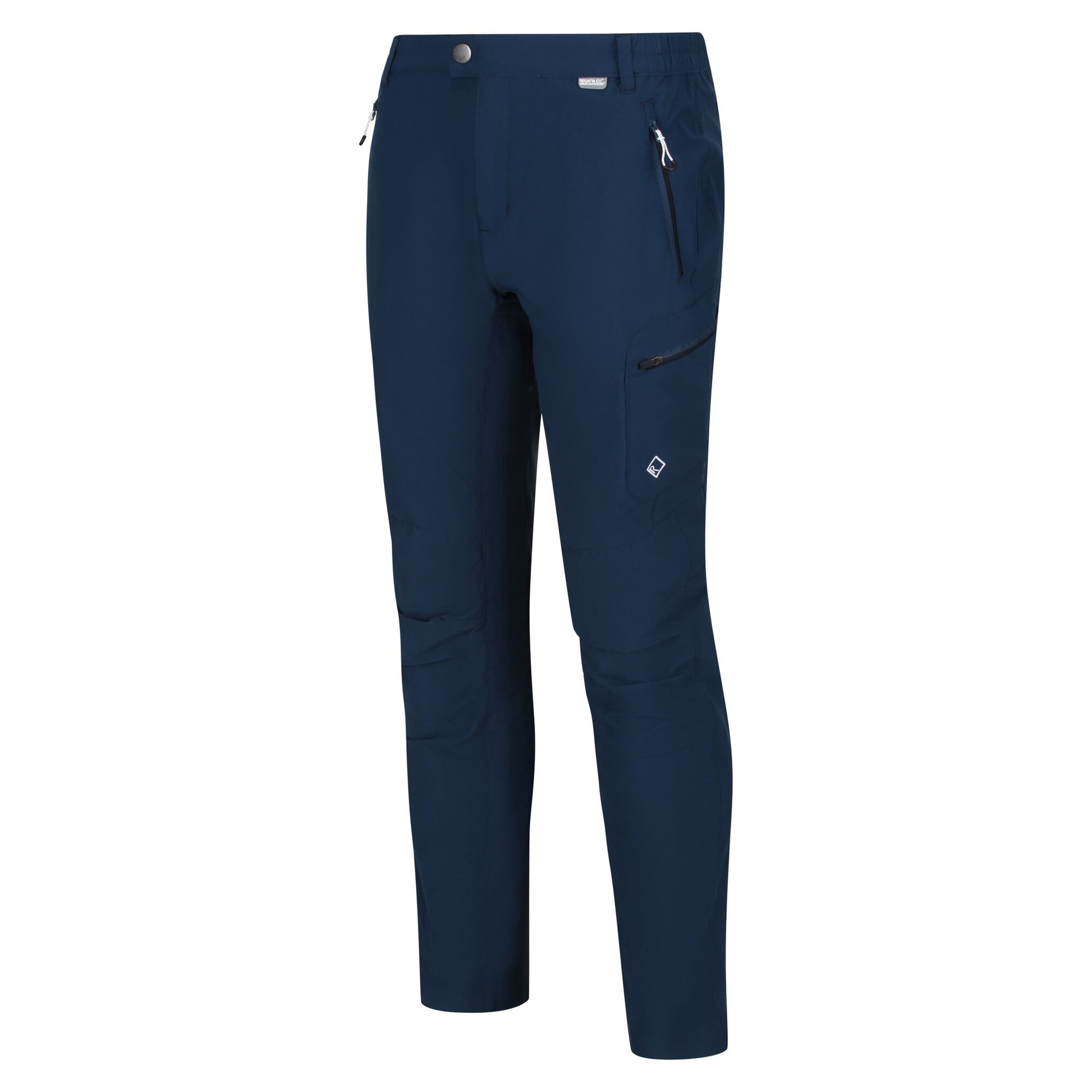 Moonlight Denim - Pack Shot - Regatta Mens Highton Water Repellent Hiking Trousers