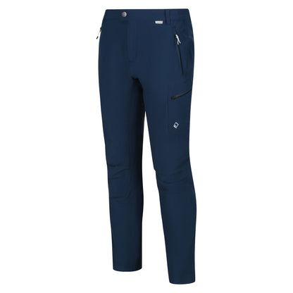 Moonlight Denim - Pack Shot - Regatta Mens Highton Water Repellent Hiking Trousers
