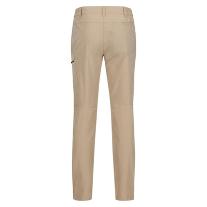 Oat - Back - Regatta Mens Highton Water Repellent Hiking Trousers