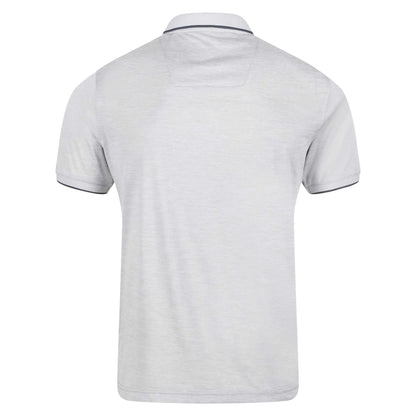 Silver Grey - Back - Regatta Mens Remex II Jersey Polo Shirt