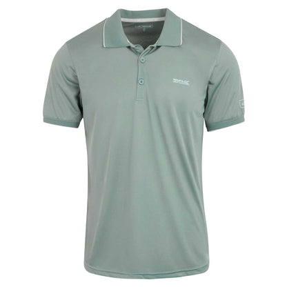 Glacier Solid - Front - Regatta Mens Remex II Jersey Polo Shirt