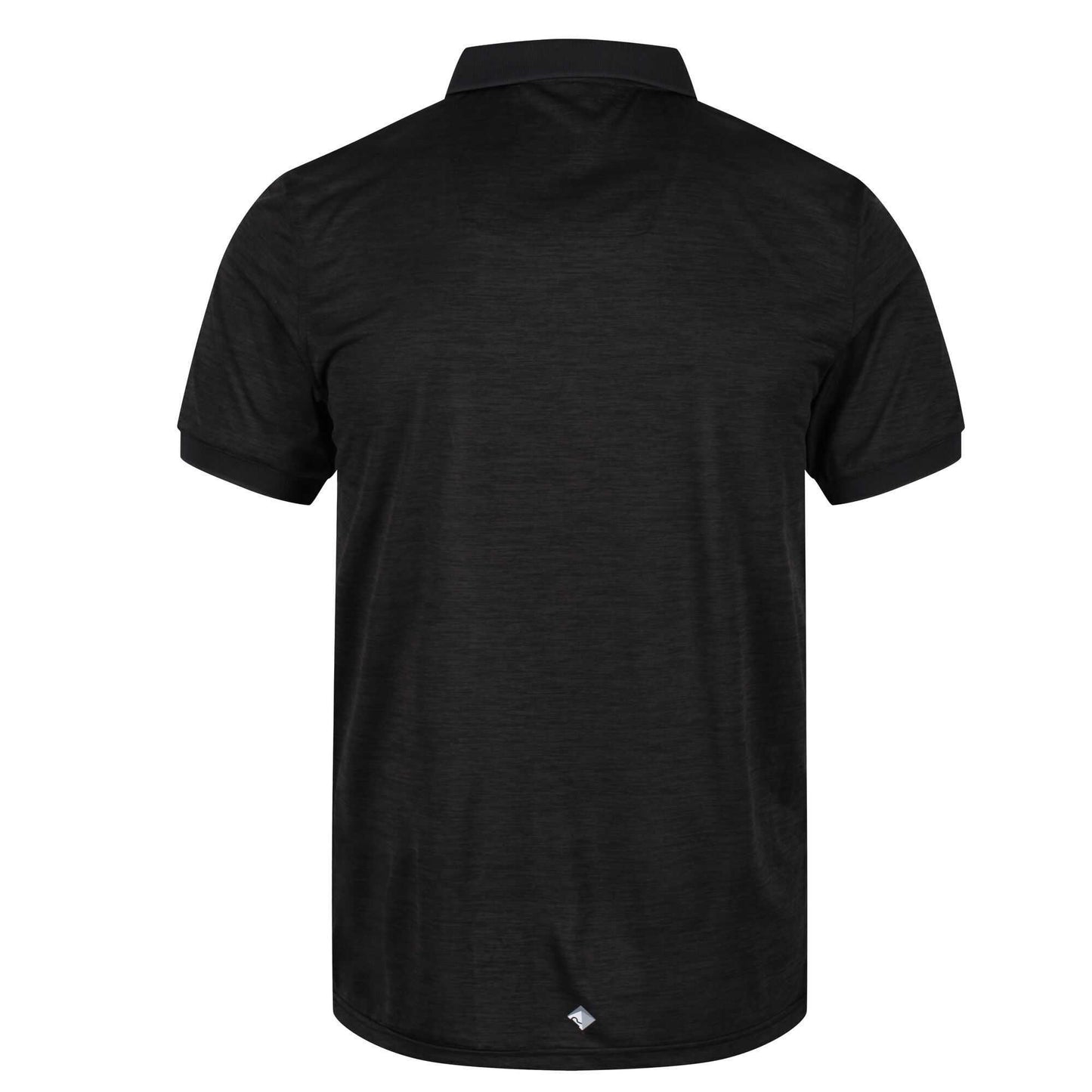 Black - Back - Regatta Mens Remex II Jersey Polo Shirt