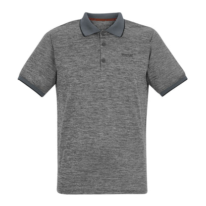 Dark Storm - Front - Regatta Mens Remex II Jersey Polo Shirt
