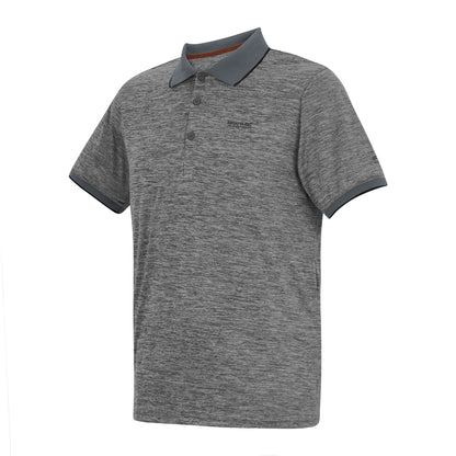 Dark Storm - Side - Regatta Mens Remex II Jersey Polo Shirt