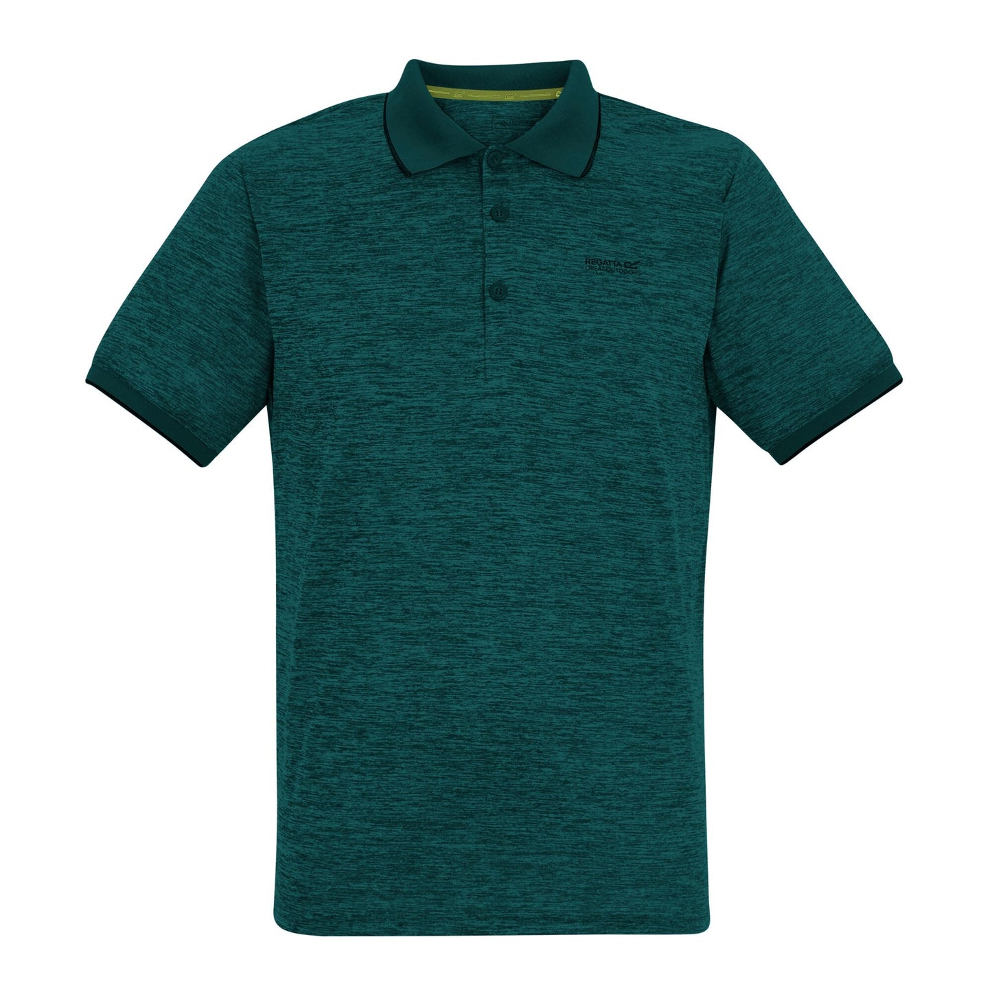 Mediterranean Green - Front - Regatta Mens Remex II Jersey Polo Shirt