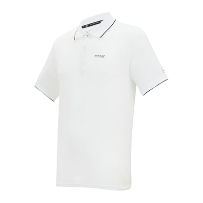 White Solid - Side - Regatta Mens Remex II Jersey Polo Shirt