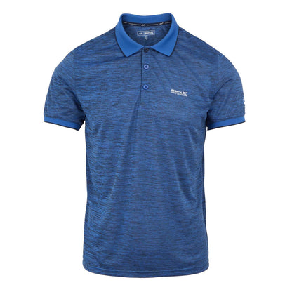 Olympian Blue - Front - Regatta Mens Remex II Jersey Polo Shirt