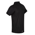 Black - Side - Regatta Mens Remex II Polo Shirt