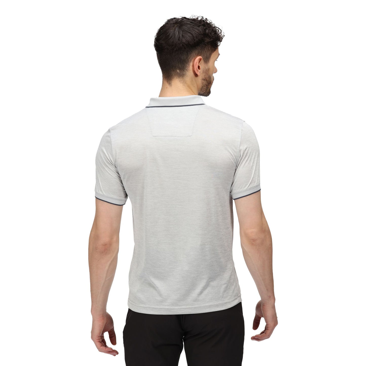 Silver Grey - Pack Shot - Regatta Mens Remex II Polo Shirt